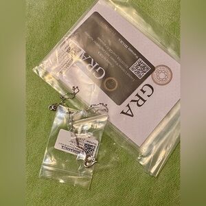 Sterling Silver & Lab-Diamond (Moissanite) necklace